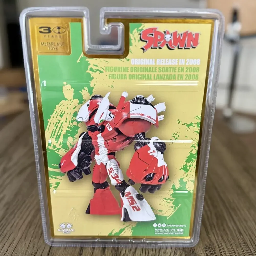 McFARLANE'S SPAWN™ 30th Anniversary Action Figure Platinum Edition Robot Wars N4